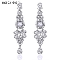 UMODE Four Prong Setting CZ Crystal White / Rose Gold Plated Dipper Hook Stud Earrings Jewelry for Women Boucle D'oreille UE0197