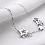SA SILVERAGE Real 925 SterlinSA SILVERAGE Real 925 Sterling Silver Anklets Fine Jewelry Women Star Cubic Zirconia Charms Adjustable Link 2017 Hot Saleg Silver Anklets Fine Jewelry Women Star Cubic Zirconia Charms Adjustable Link 2017 Hot Sale