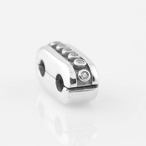 KT073B-N Free Shipping 100% 925 Silver Clip And Clasp Charms Love Heart Silver beads Fits for pandora Bracelet and Necklace,hot
