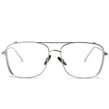Square Oversized Vintage Clear Lens Prescription Glasses Gold Frame Men Women myopia glasses female eyeglasses oculos de grau
