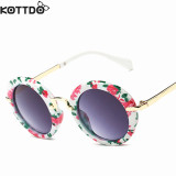 KOTTDO Fashion Round Cute Brand Designer Child Sunglasses Anti-uv Baby Vintage Glasses Girl Cool Eyewear Boys Kids Oculos