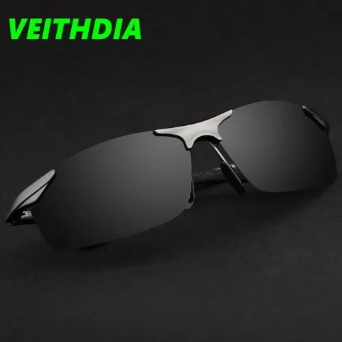 VEITHDIA Aluminum Magnesium Brand Designer Polarized Sunglasses Men Glasses Driving Glasses Summer 2017 Eyewear Accessories 6529