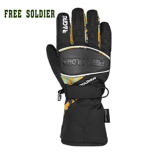 outdoor sports hiking camping men's ski gloves winter gloves Wind ski gloves full finger FREE SOLDIER