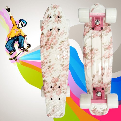 Hip-hop Retro Skateboard Starry SkHip-hop Retro Skateboard Starry Sky Pattern Mini Board for Outdoor Sport Street Boys For Childy Pattern Mini Board for Outdoor Sport Street Boys For Child