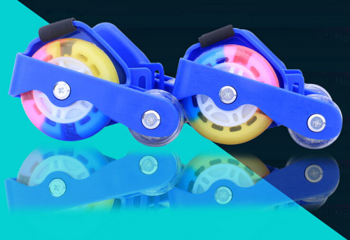 Outdoor Children Sports Whirlwind Pulley Flashing Wheels Lighted Flashing Wheels Rollers Kids Colors Flashing Roller Skate Shoes