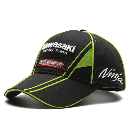 2016 Kawasaki brand Baseball Caps Mens snapack Sport hats Baseball Sun women Outdoor trucker cap male