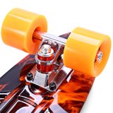 Street Printing Flame Pattern Style Skateboard Outdoor Sports Board Complete Retro Cruiser Long board Load Retro