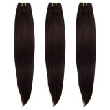 3 Bundles 300g Straight Brazilian Remy Hair #2 Darkest Brown