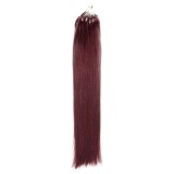 100s 0.5g/S Straight Micro Loop Hair Extensions #99J