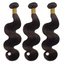 3 Bundles 300g Body Wavy Brazilian Remy Hair #4 Chocolate Brown