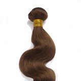 100g Body Wavy Brazilian Remy Hair #8 Light Brown