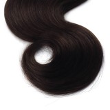 100g Body Wavy Brazilian Remy Hair #4 Chocolate Brown
