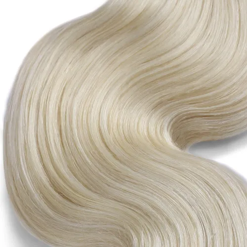 3 Bundles 300g Body Wavy Brazilian Remy Hair #613 Lightest Blonde