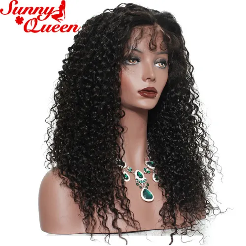 8A Lace Front Human Hair Wigs 250% Density Glueless Malaysian Curly Lace Wig 12-24  Full Lace Human Hair Wigs For Black Women