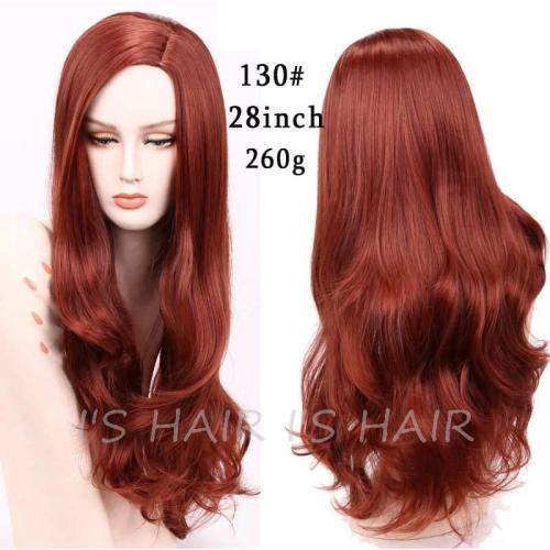 Synthetic Red Wig for Women Long Wavy Hair Wig African American Wig Heat Resistant Cheap Fake Hair Wine Red Lolita Wig