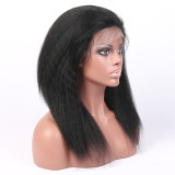 8A Full Lace/Front Lace Human Hair Wigs With Baby Hair Glueless Full Lace Wigs Mongolian Virgin Hair Kinky Straight Human Hair