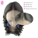 7A Grade U Part Human Hair Wigs For Black Women Brazilian Virgin Human Lace Front Wig 130 Density Full Lace Human Hair Wigs