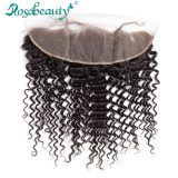 Rosa hair 3 Bundles Human Virgin Deep wave Brazilian Hair With Deep wave Brazilian Hair Lace Frontal Closure Wig Free shipping