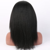 8A Full Lace/Front Lace Human Hair Wigs With Baby Hair Glueless Full Lace Wigs Mongolian Virgin Hair Kinky Straight Human Hair