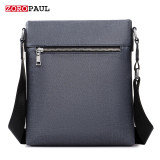 ZOROPAUL Men Fashion PU Leather Crossbady Bag Men's Messenger Business Male Designer Handbags High Quality Shoulder Bags Men