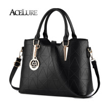 Handbags 2017 new pu female bag metal sheets decoration handbags sweet lady fashion handbags elegant luxury women shoulder bags