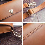 Classic Hot Sale Women Leather Mini Shoulder bags Simple Flap Sling Crossbody Messenger Bags Colorful Wide Strap Handbag Purses