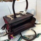 Hotsale Vintage Designer Leather Smiley Handbag Female Genuine Leather Bags Original Trapeze Bag Women Messenger Bags Handbags