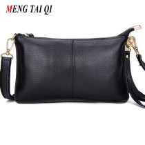 First layer cow leather women messenger bags phone clutch bag high quality genuine leather bag small ladies shoulder bag Flap 1