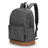 TINYAT Backpack Men Male Canvas College Student School Backpack Casual Rucksacks Laptop Backpacks Women Mochila T101 Gray
