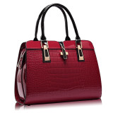 Europe women leather handbags PU handbag leather women bag patent handbag