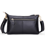 First layer cow leather women messenger bags phone clutch bag high quality genuine leather bag small ladies shoulder bag Flap 1