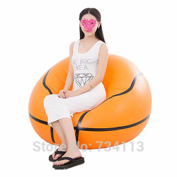 Basketball Fashion Inflatable Sofa Adult Football Self Bean Bag Chair Portable Outdoor Garden Sofa Living Room Furniture