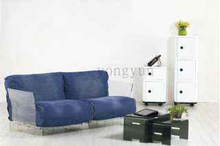 Living Room Furniture Minimalist Modern Sectional Sofa TWO SEAT Pop sofa
