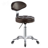 Senior hairdressing chair with backrest stool lifting rotating PU barber chair salon furniture