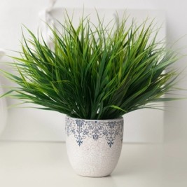 A Set Of Mini Artificial Moss Stones Grass Bryophytes Plant Pot Bonsai Home Garden Decoration DIY Potted