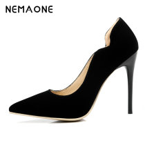 NEMAONE 2017 Women Pumps Thin High Heel Pumps Stiletto Pumps Pointed Patent Leather Sexy Party Dress Office Female Ladies Shoes