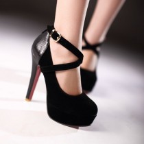Latest design fashion sexy ladies platform pump high-heeled shoes size 34-42