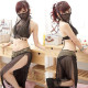 sexy lingerie set lace sexy costume veiled Arab dance babydoll dress Latin belly dance clothing erotic lingerie transparnet hot