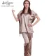 SpaRogerss Hot Fashion Women Pajamas Summer 2017 Brand Ladies Satin Pijama Short Sleeve Silk Pajamas Sets Pyjamas Women 10167