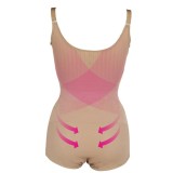 Women Floral Bodysuits Shapewear Underwear Plus size Body Shaper Waist Corsets Buckle In The Crotch High-elastic