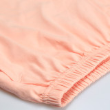 Cute Short Pajamas Sets for Lovers Casual Solid color Short Sleeve top+short Summer Nightwear Cotton PJS plus size M-XXL