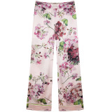 YIGELILA Brand 8186 Latest Autumn New Print Shirt Flare Pants Women Fashion Pajama Sets