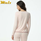Pyjamas Women Knitted Modal Homedress Spring Sexy Lace Women Pajama Sets Light Blue Pink Size M L XL 2XL 1627