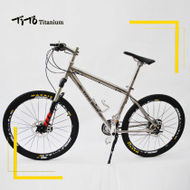 TiTo titanium alloy MTB bike XT silver suits 20 Speed or 30 Speed 26 27.5 wheelgroups titanium bicycle