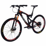 BEIOU Carbon Dual Suspension Mountain Bicycle All Terrain 27.5 Inch MTB 650B Bike 11 Speed SHI MANO Breaking T700 Matte 3K CB22