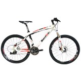 BEIOU Carbon XC Mountain Bike 26-Inch Complete Bicycle MTB 27 Speed S H I M A N O 370 Toray T700 Fiber Glossy Colorful CB004