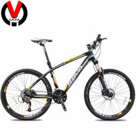 SAVA Carbon Fiber 26inch MTB Mountain Bike-Madrid 27S/30S Double Disc Brake Bicycle & SHIMANO/ 30S MicroSHIFT Derailleur 3Colors