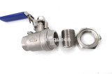 Stainless Ball Valve - 1/2 NPT Full Port ball value & lock Nut O-Ring Groove & Pipe Fittings