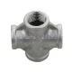 Cross 1/2 NPT Thread Female Coupling Connector Homebrew Hardware Pump Fitting