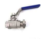 Stainless Ball Valve - 1/2 NPT Full Port ball value & lock Nut O-Ring Groove & Pipe Fittings